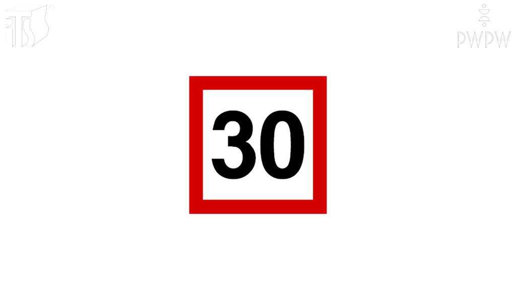 Question illustration: To what place does the maximum speed indicated by this sign apply to?