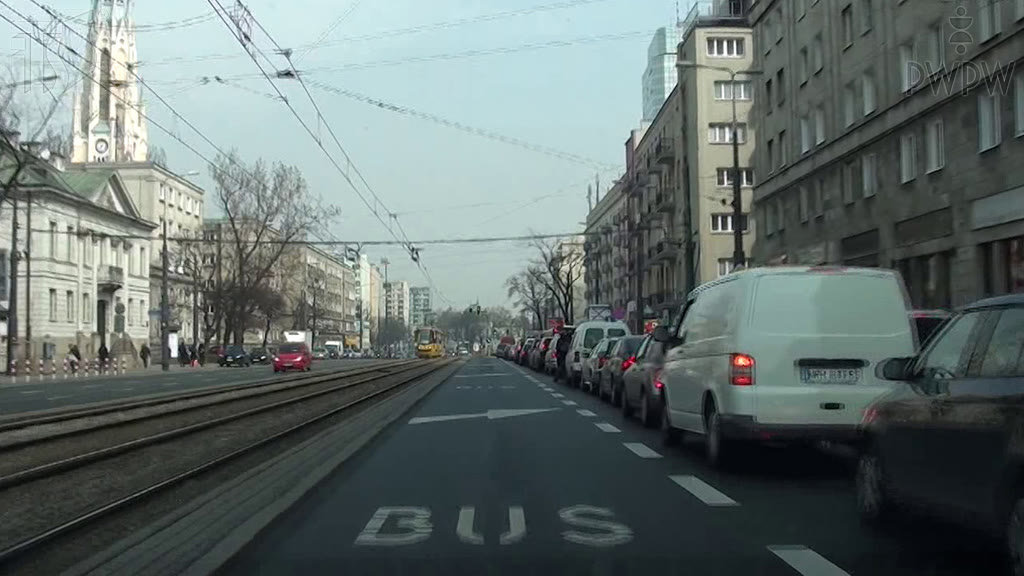 Question illustration: Can you ride a motorcycle in a lane designated for buses?