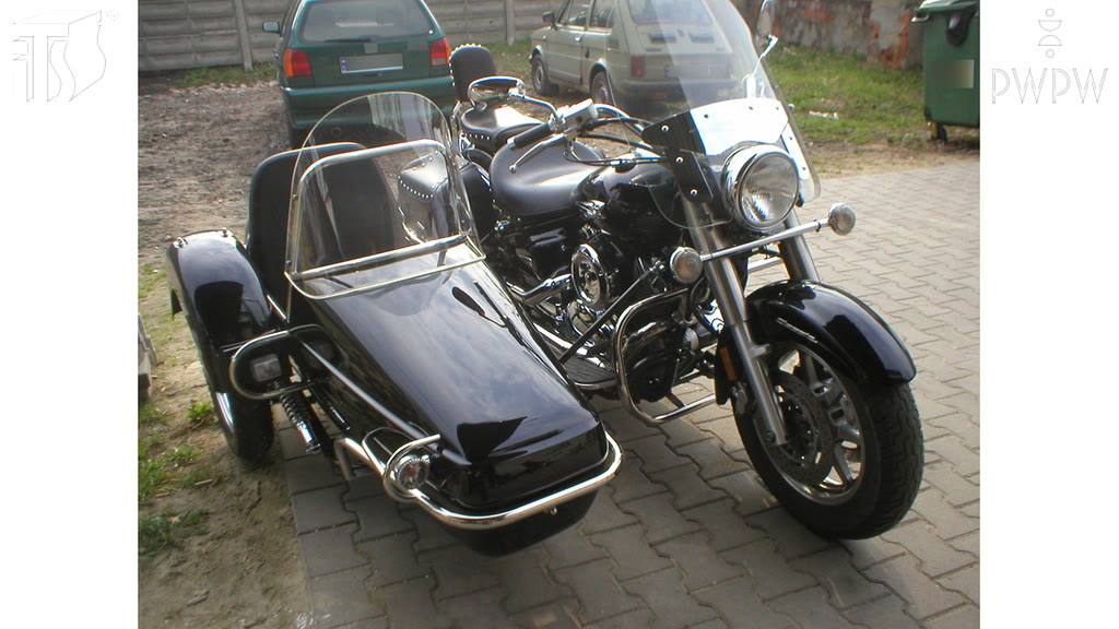 Question illustration: What lights may be placed on the side car of a motorcycle?