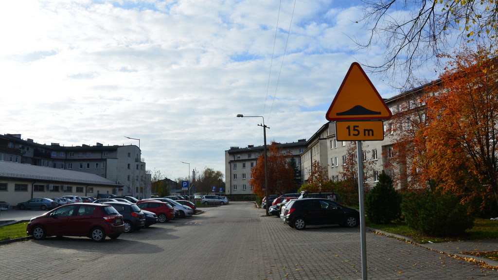 Bild zur Frage: Warnt das Zeichen vor einer Fahrbahnschwelle, die zwecks Verkehrsverlangsamung eingebaut wurde?