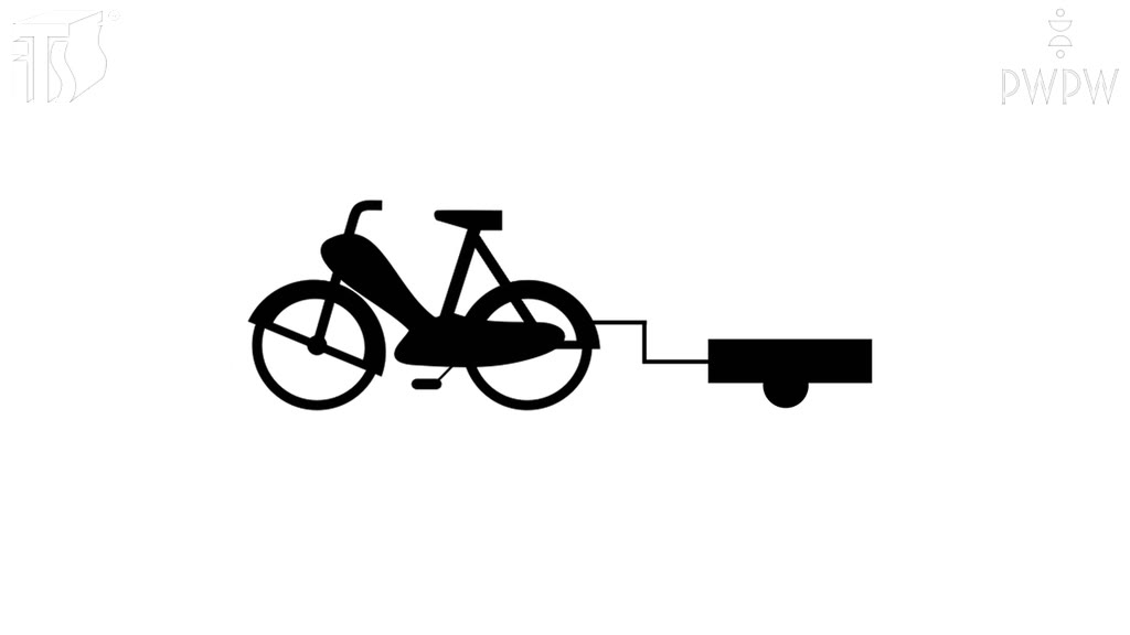 Bild zur Frage: Welche Höchstlänge darf eine Fahrzeugkombination, die aus dem Motorfahrrad und einem Anhänger besteht, haben?