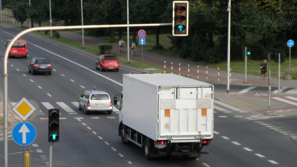 Question illustration: Can you drive a truck whose weight, including the cargo, is higher than the admissible weight along a given section of the road?