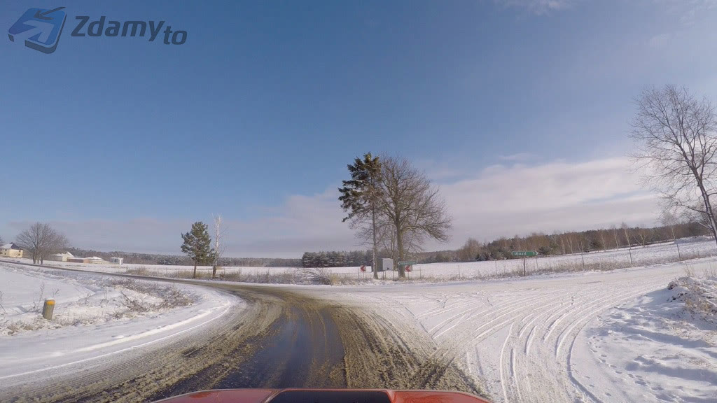 Question illustration: What behaviour increases the risk of skidding on icy road surfaces?