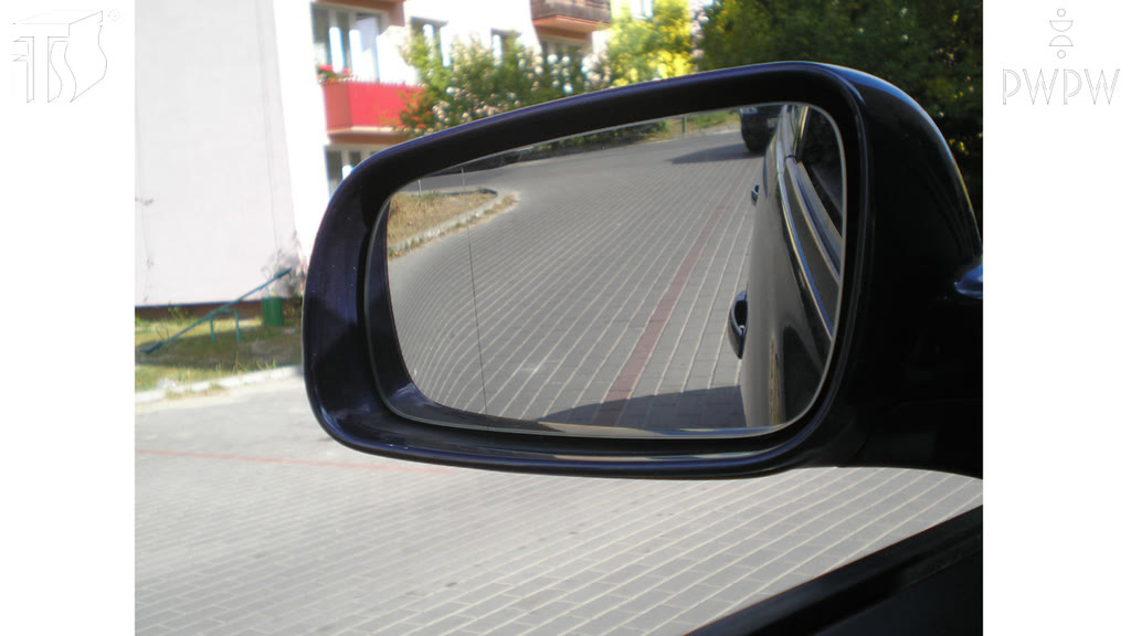 Question illustration: What would be most affected by wrong adjustment of external mirrors in a motor vehicle?