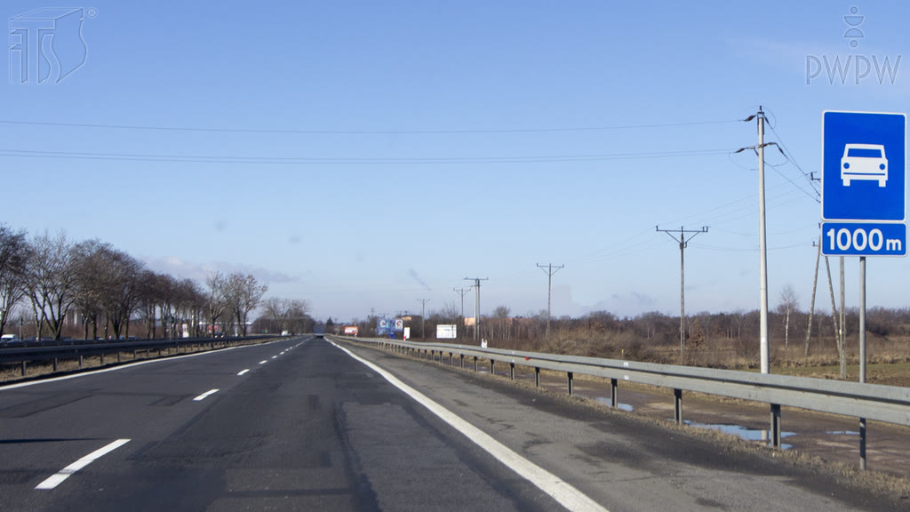 Bild zur Frage: Wird nach 1000 m ab dem abgebildeten Zeichen eine Expressstraße beginnen?