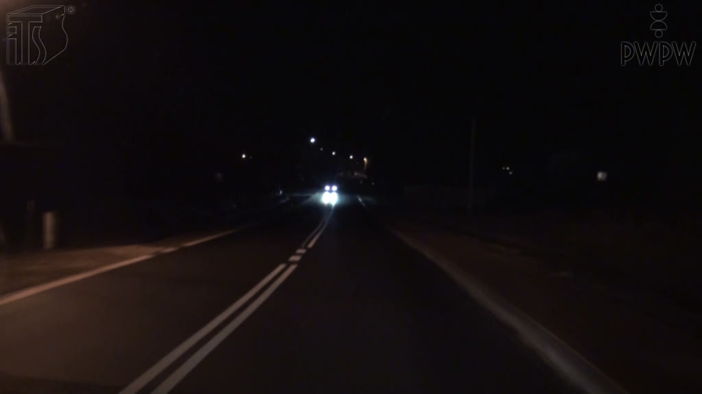 Question illustration: If, at night, you pass another car lighting the road with its lights, can this stop you from noticing any obstacles on the road?