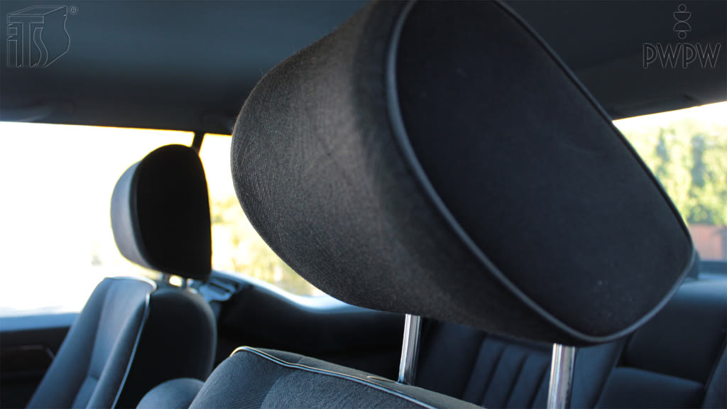 Question illustration: How should the headrest be positioned?