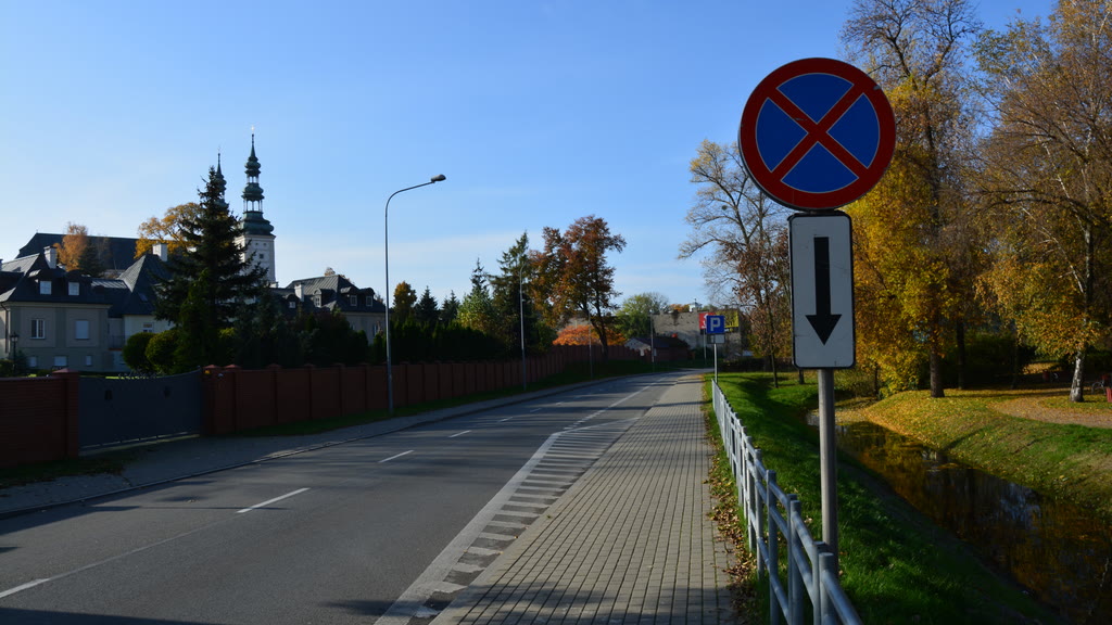 Bild zur Frage: Verbietet das Zeichen zusammen mit dem Zusatzschild das Anhalten vor dem Zeichen an der Straßenseite, an der es gestellt wurde?