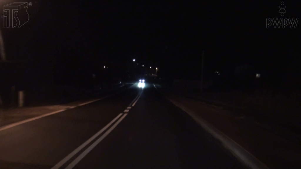Question illustration: Should you be more alert when you're driving at night?