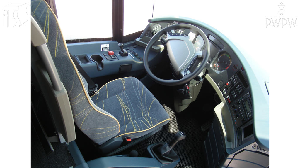 Question illustration: What should be the position of the seat of a bus driver?