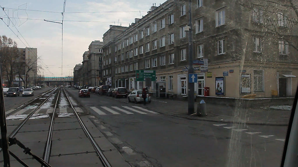 Question illustration: Does this information sign indicate the start of a multi-track section?